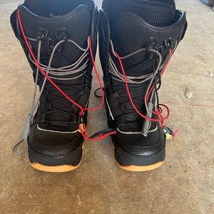 Nitro brand snowboard boots, size 10 (men’s)